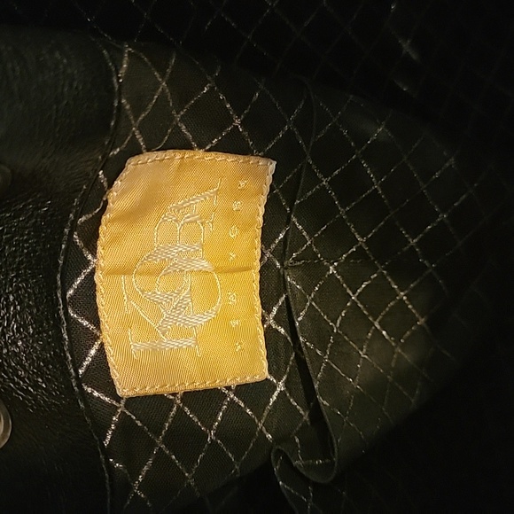 KOOBA Black Pebble Leather Ring Handle Purse Grommets Lined Excellent Condition - Picture 9 of 16